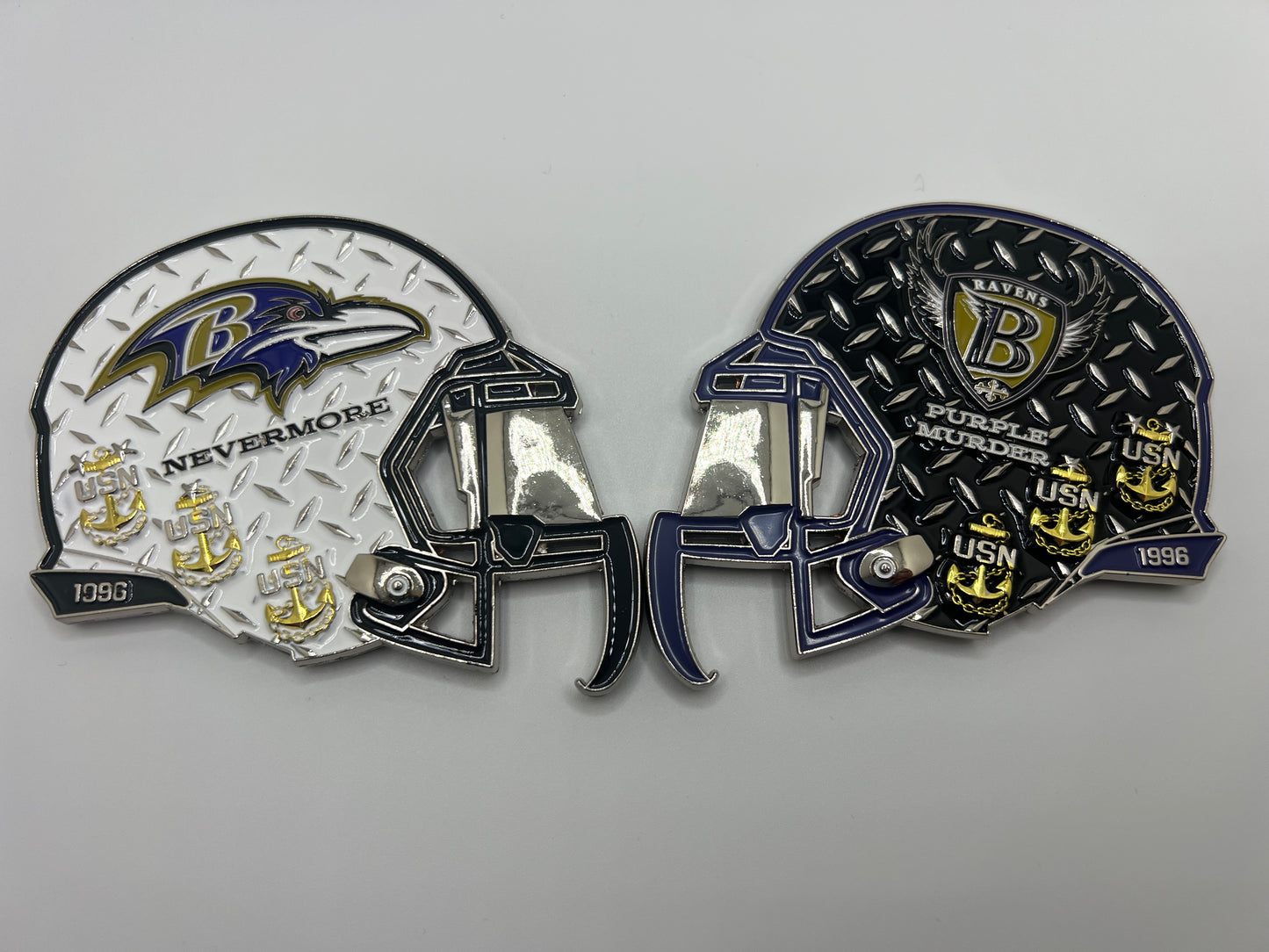 RAVENS FACEMASK BOTTLE OPENER