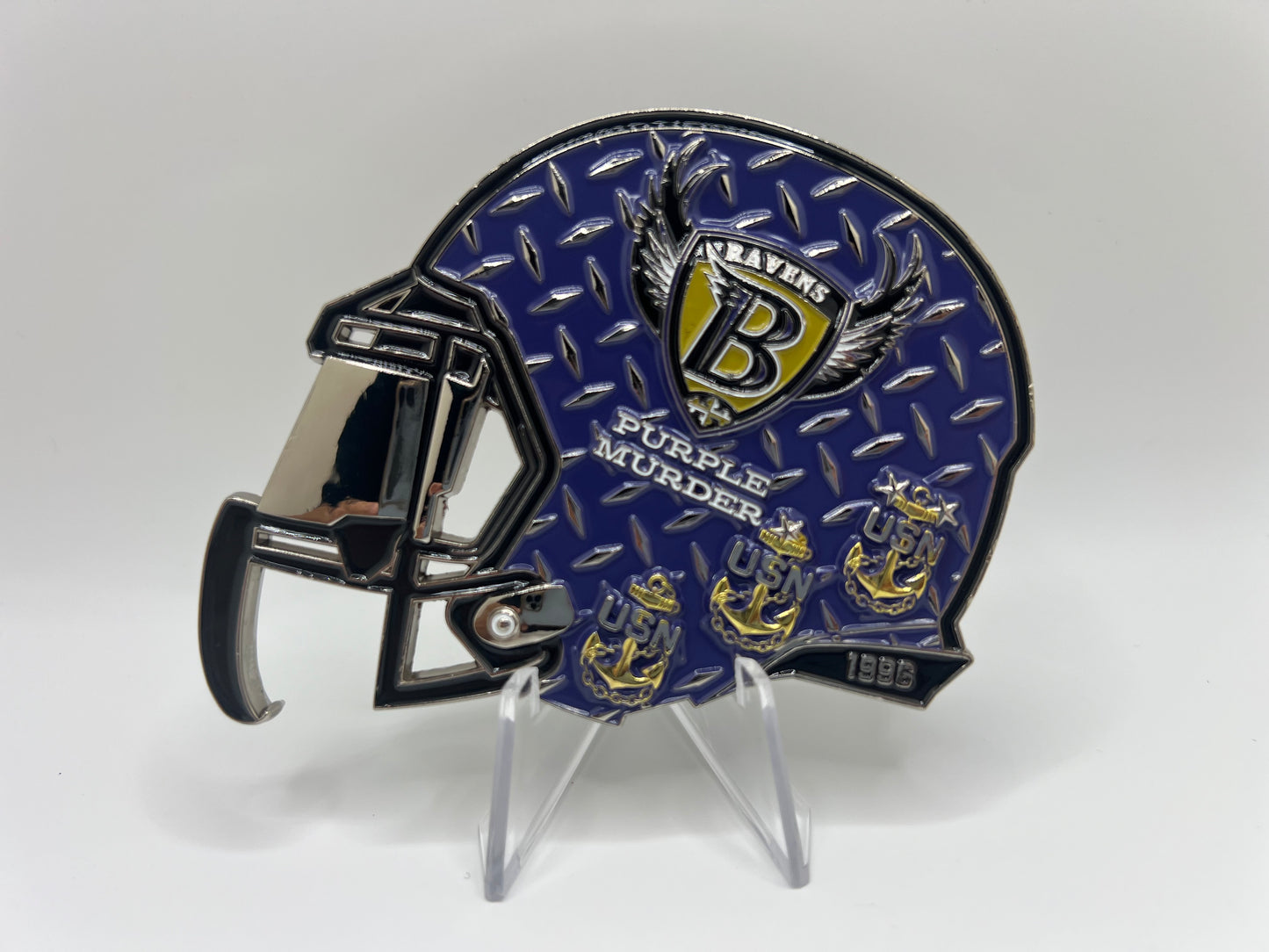 RAVENS FACEMASK BOTTLE OPENER