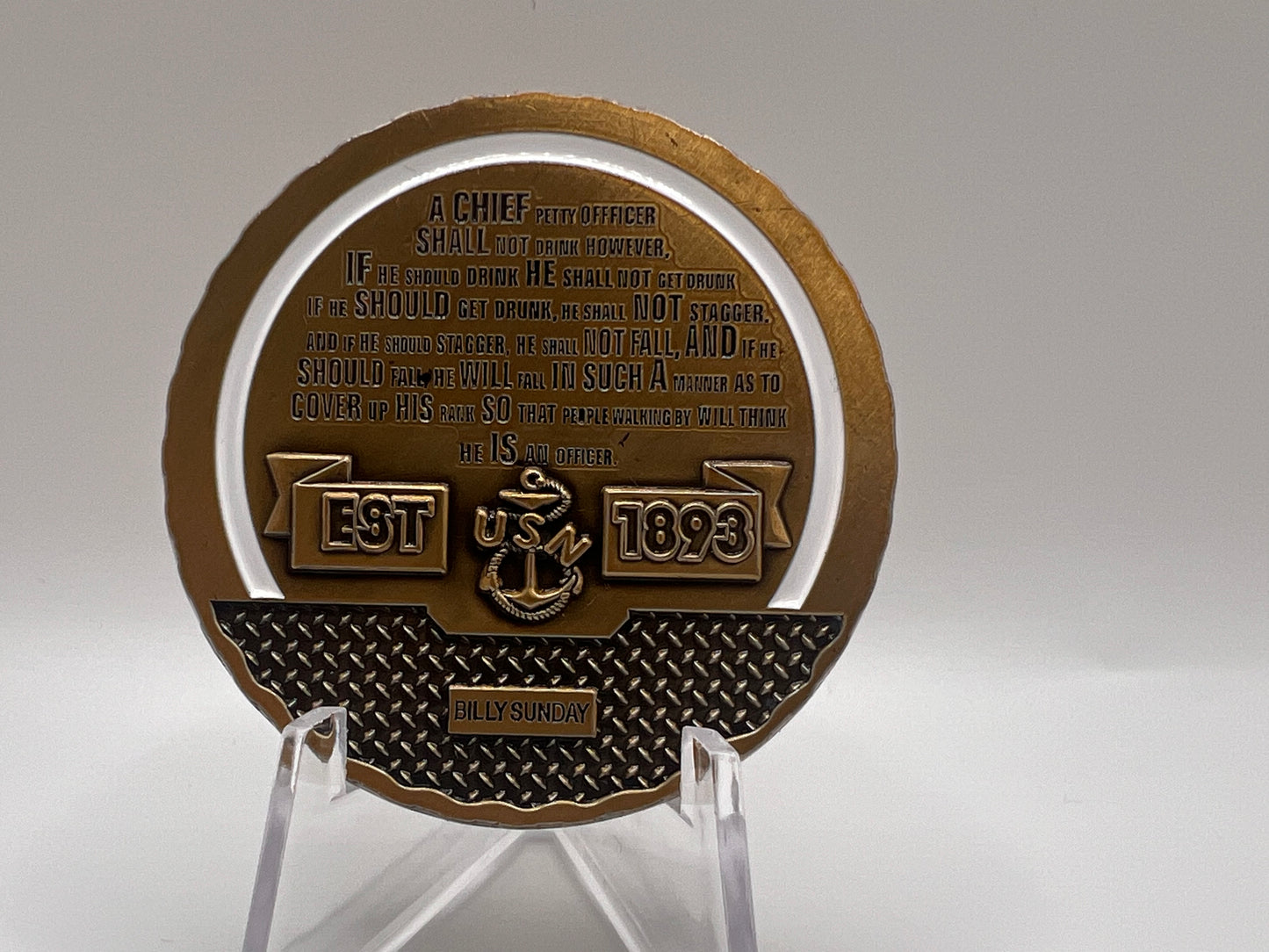 Billy Sunday Bottle Cap