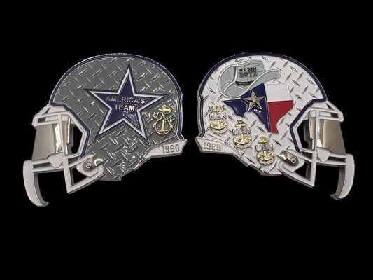 America's Team Helmet bottle opener