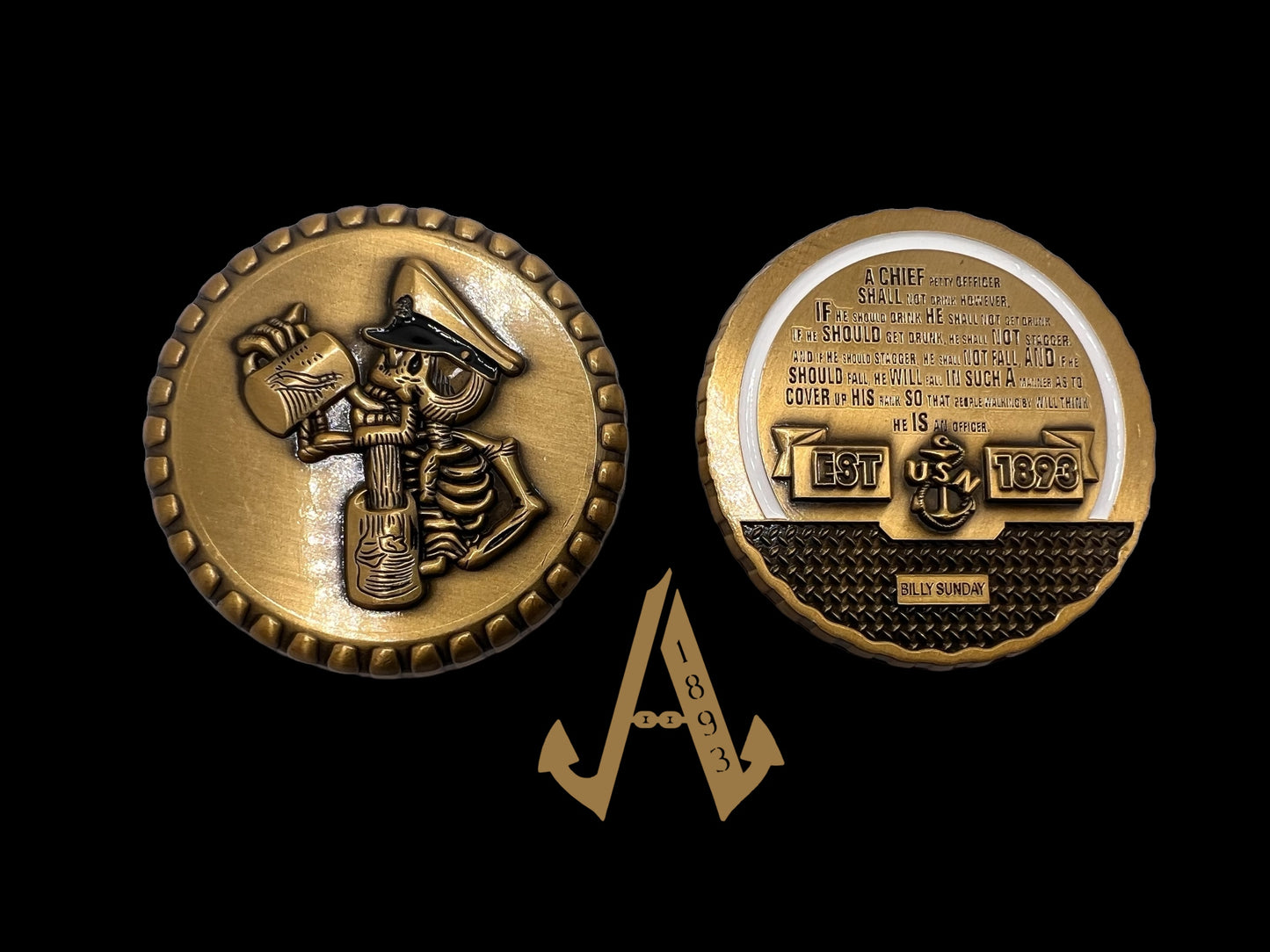 Billy Sunday Bottle Cap