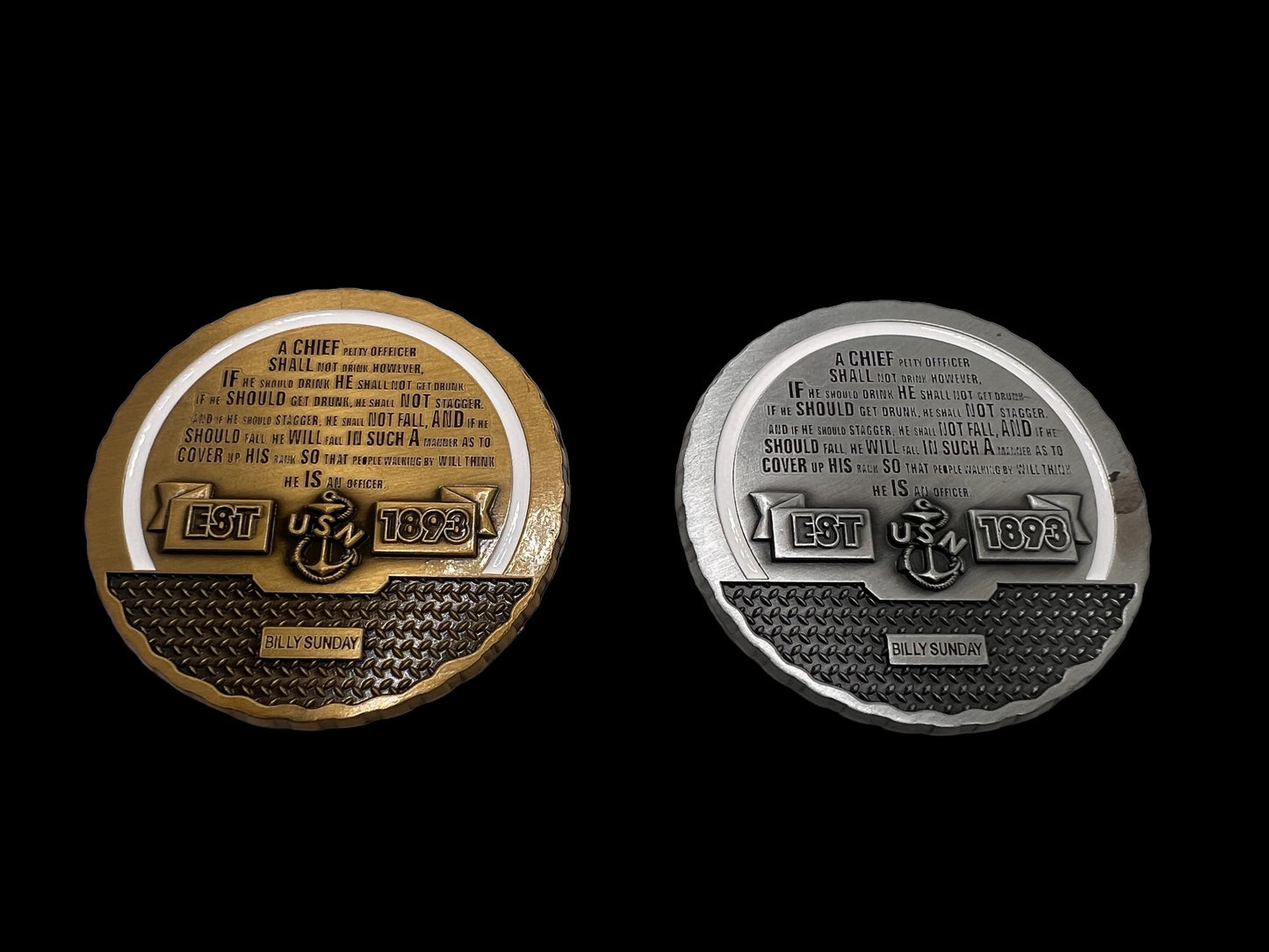 Georgia Bulldogs billy sundays challenge coins