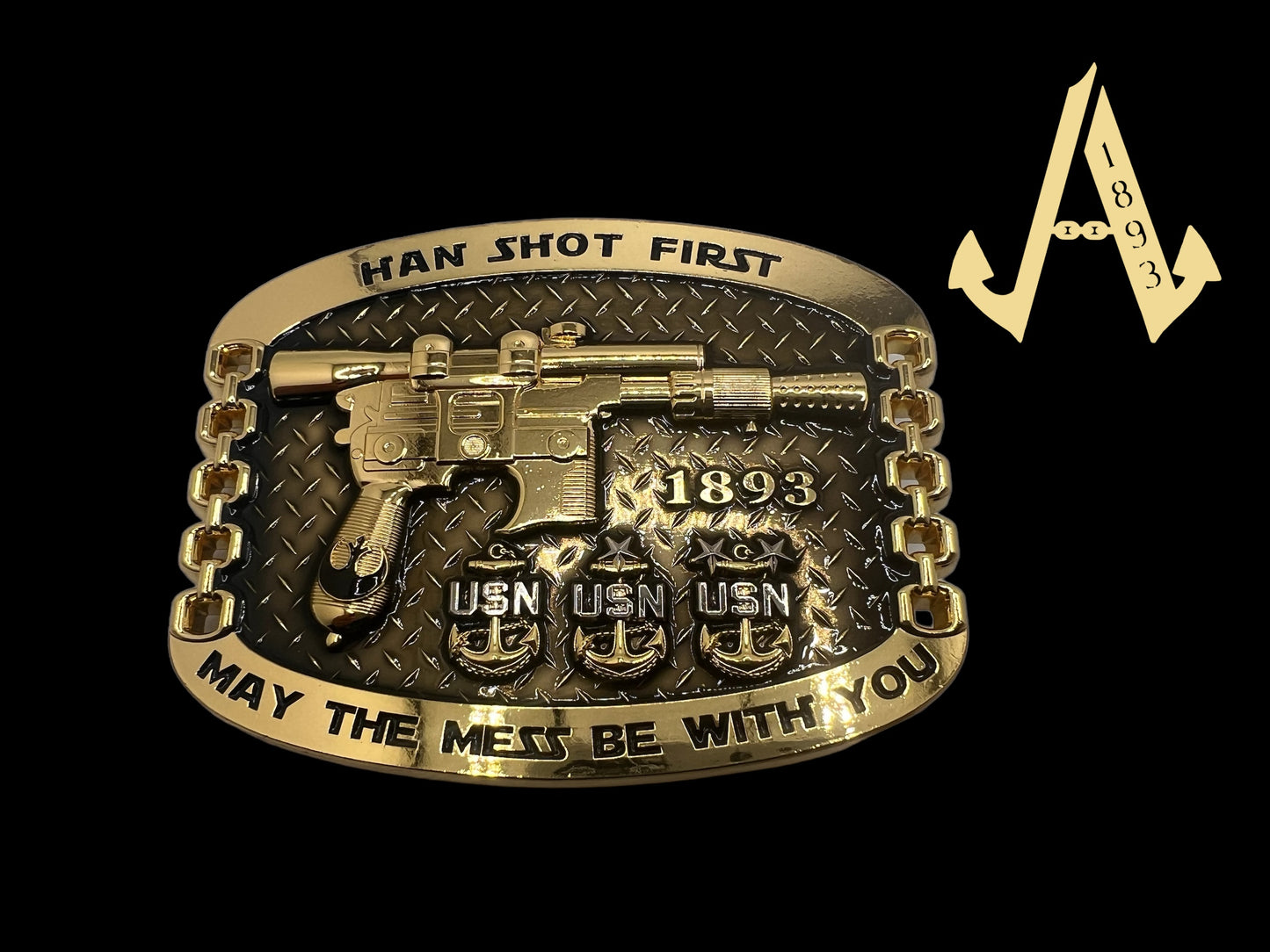Han Shot First Belt Buckle