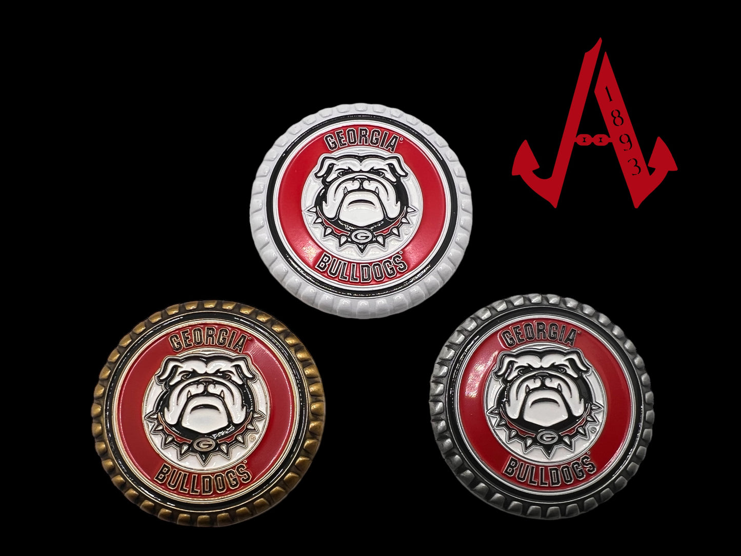 Georgia Bulldogs billy sundays challenge coins