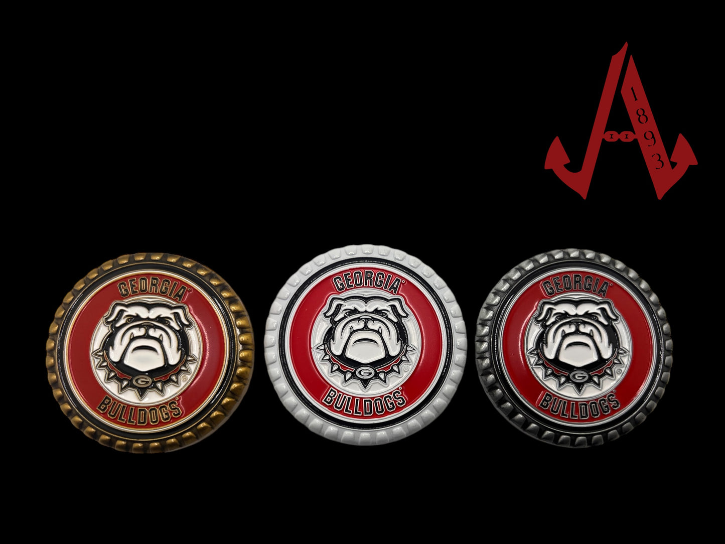 Georgia Bulldogs billy sundays challenge coins