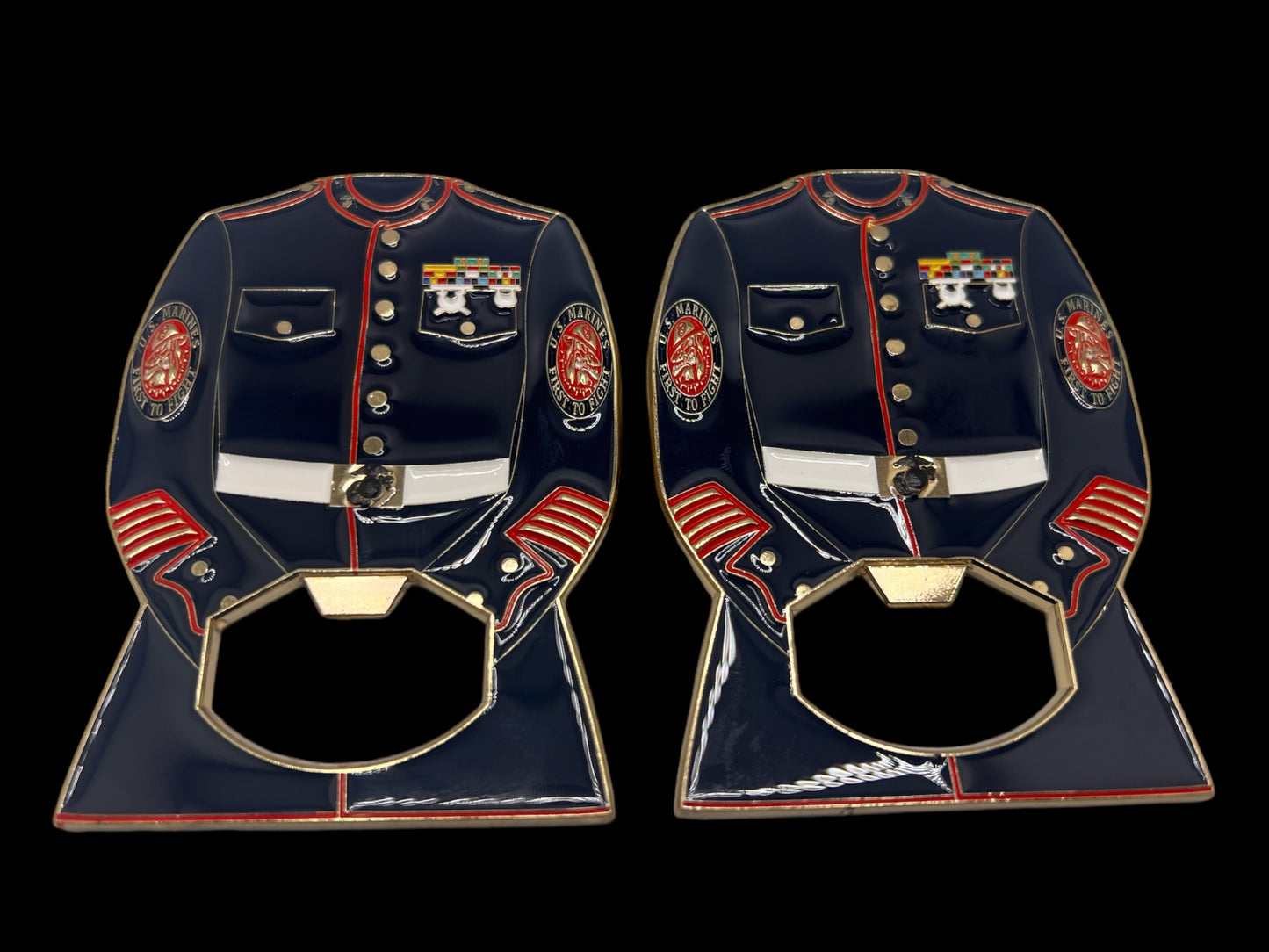 Marine Dress Blues bottle opener