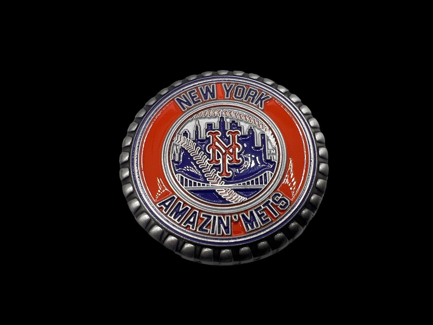 Let's Go Mets Billy Sunday bottle cap