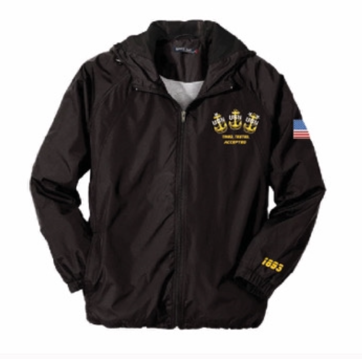 THE CHOSEN FEW FULL ZIP WINDBREAKER/RAINJACKET